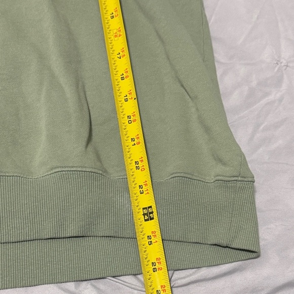 Seek Discomfort Women’s S Sage Green Crewneck Sweatshirt Organic Cotton Pullover - Picture 5 of 10